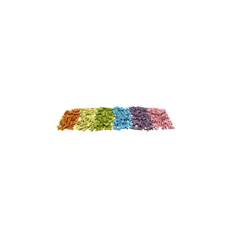 3700773320196 - 450 MINI-PINCES À LIEGES 2,5CM COLORIS ASSORTIS