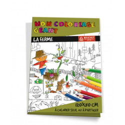 3592930011890 - LA FERME COLORIAGE G?ANT 120X80CM