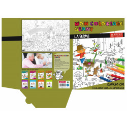 3592930011890 - LA FERME COLORIAGE G?ANT 120X80CM