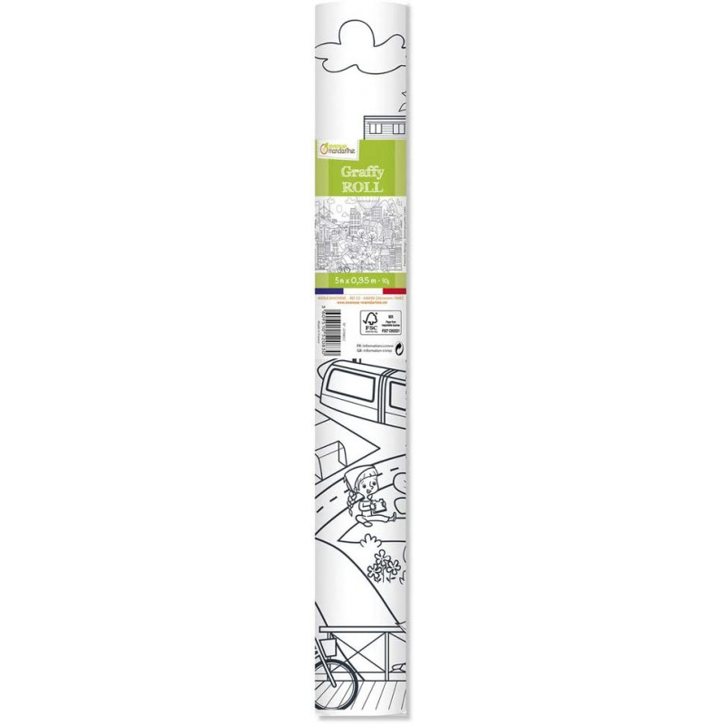 3609510520830 - LA VILLE ÉCOLOGIQUE COLORIAGE GÉANT 0,35X5M