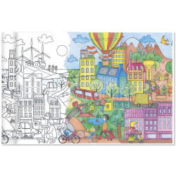 3609510520830 - LA VILLE ÉCOLOGIQUE COLORIAGE GÉANT 0,35X5M