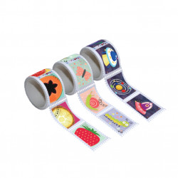 3701385300224 - 3 ROULEAUX 425 GOMMETTES BONS POINTS 425 PIÈCES ASSORTIES
