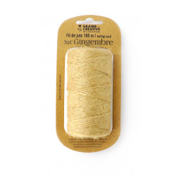 3532432007090 - 1 BOBINE JUTE NATUREL 100M
