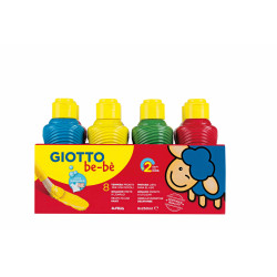 8000825532290 - BE-BÈ 8 FLACONS GOUACHE 250ML ASSORTIS