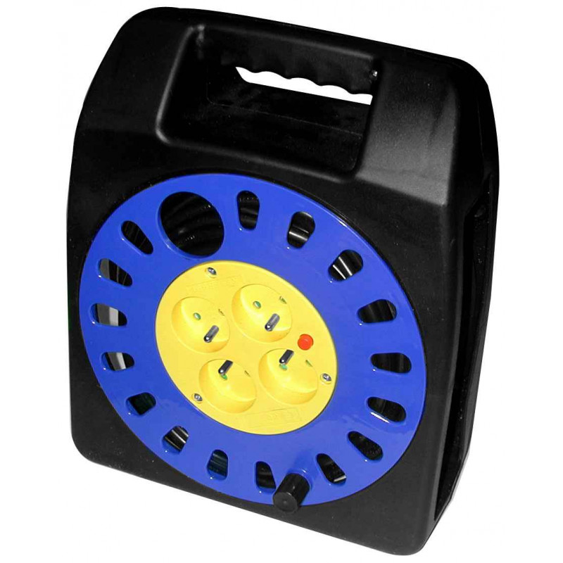 3701254710895 - ENROULEUR 4 PRISES 25M