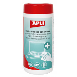 8410782185666 - 100 LINGETTES NETTOYANTES AVEC ALCOOL