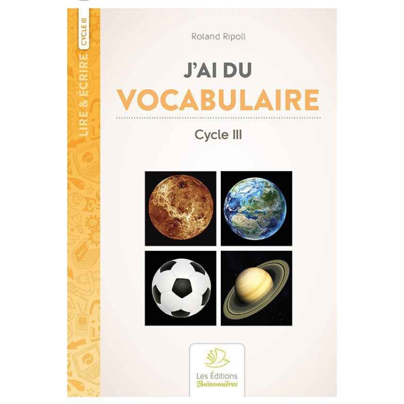 9782849262665 - J'AI DU VOCABULAIRE CYCLE 3