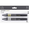 884955070758 - PROMARKER 2 MARQUEURS COLORIS MÉTALLIC OR ET ARGENT