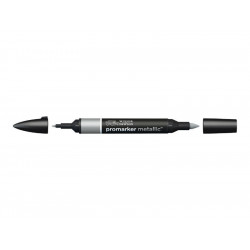 884955070758 - PROMARKER 2 MARQUEURS COLORIS MÉTALLIC OR ET ARGENT