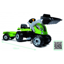 3032167101327 - TRACTEUR FARMER MAX + REMORQUE
