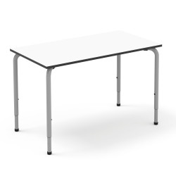 - TABLE RECTANGULAIRE MÉTAL 120 X 60 CM MATERNELLE