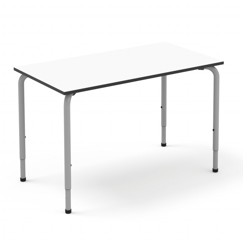 - TABLE RECTANGULAIRE MÉTAL 120 X 60 CM MATERNELLE