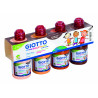 8000825033810 - GIOTTO 4 FLACONS GOUACHE 250ML COLORIS TONS DE PEAUX