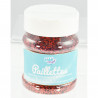 3700010400414 - PAILLETTES SCINTILLANTES ROUGE POT 150ML