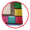 3760002572987 - MOSA¤QUES VERRE CARR?ES PAILLET?ES 2X2CM POT DE 500G