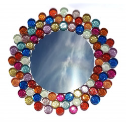 3760002572987 - MOSA¤QUES VERRE CARR?ES PAILLET?ES 2X2CM POT DE 500G