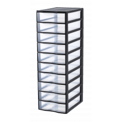 3234530005557 - TOUR DE RANGEMENT 10 TIROIRS