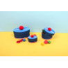 3532434400165 - 45 POMPONS ROUGES 15MM