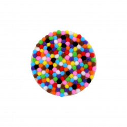 3701385305236 - 1000 POMPONS 10MM COLORIS ASSORTIS