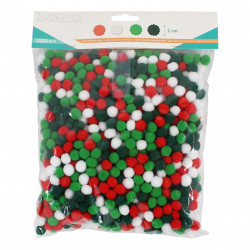 3701385300187 - 1000 MINI POMPONS NOËL