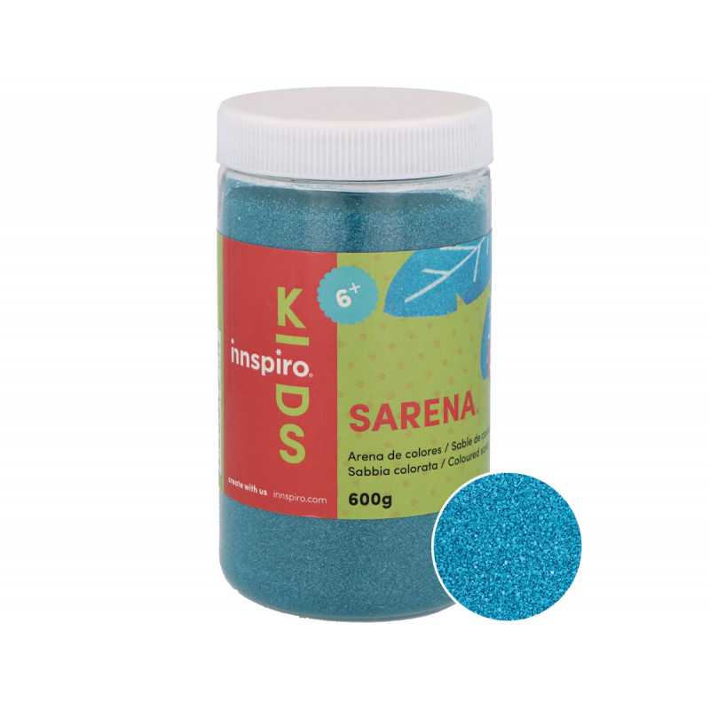 8428885450352 - SABLE COLORÉ POT DE 600GR TURQUOISE