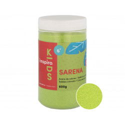 8428885450345 - SABLE COLORÉ POT DE 600GR VERT