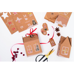4001868124651 - KIT CALENDRIER DE L'AVENT MAISON PAIN D'ÉPICES