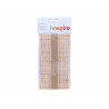 8428885391464 - 100 B?TONNETS PLATS BOIS AVEC RAINURES 11,4CM COLORIS NATUREL
