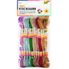 4001868124156 - 26 FILS A TRICOTER 8M COLORIS M?TALLIQUES