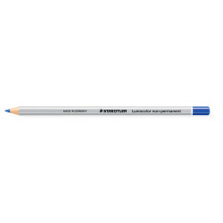 4007817105191 - LUMOCOLOR OMNICHROM 12 CRAYONS COULEUR NON PERMANENT BLEU
