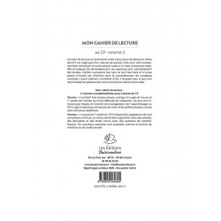 9782849265451 - MON CAHIER DE LECTURE AU CP VOLUME 2 (MILIEU CP)