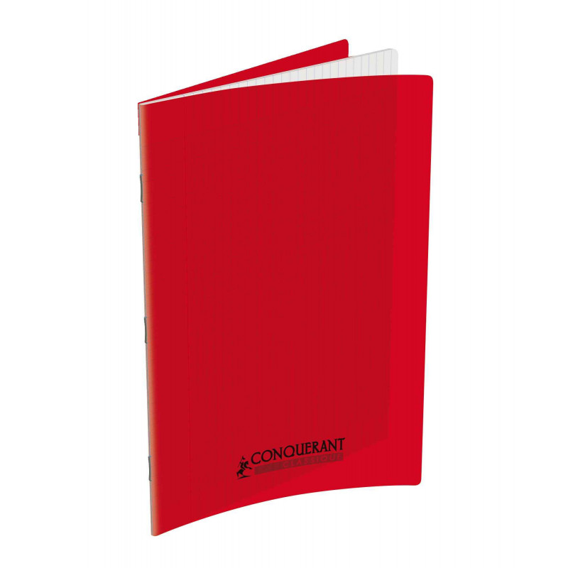 - 10 CAHIERS PP ROUGE 21X29,7 96P S?Y?S 90G PIQURE