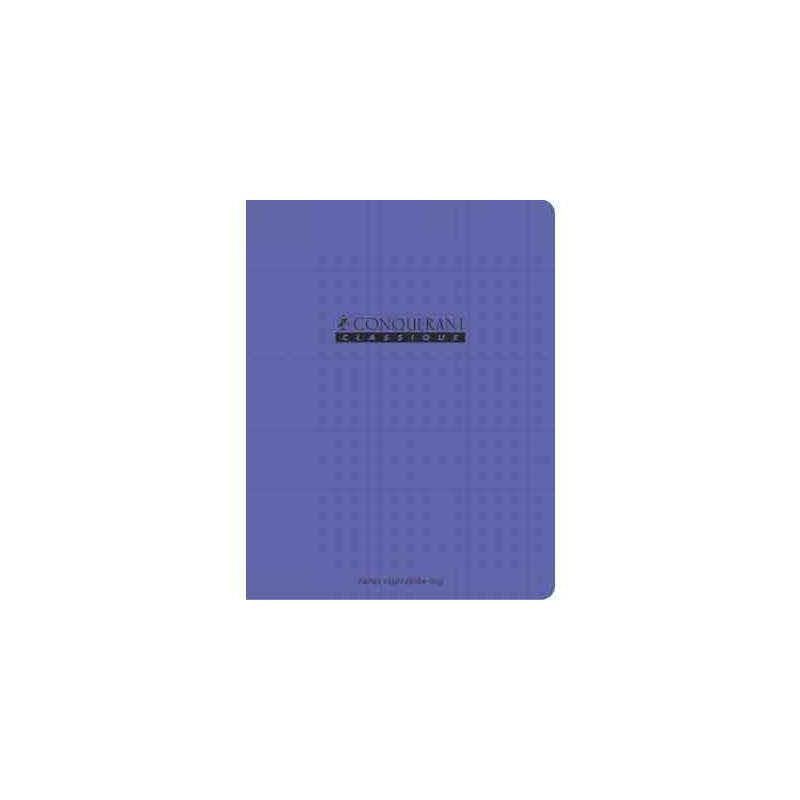 3020120776835 - 10 CAHIERS PP VIOLET 17X22 96P S?Y?S 90G PIQURE
