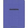 3020120776835 - 10 CAHIERS PP VIOLET 17X22 96P S?Y?S 90G PIQURE