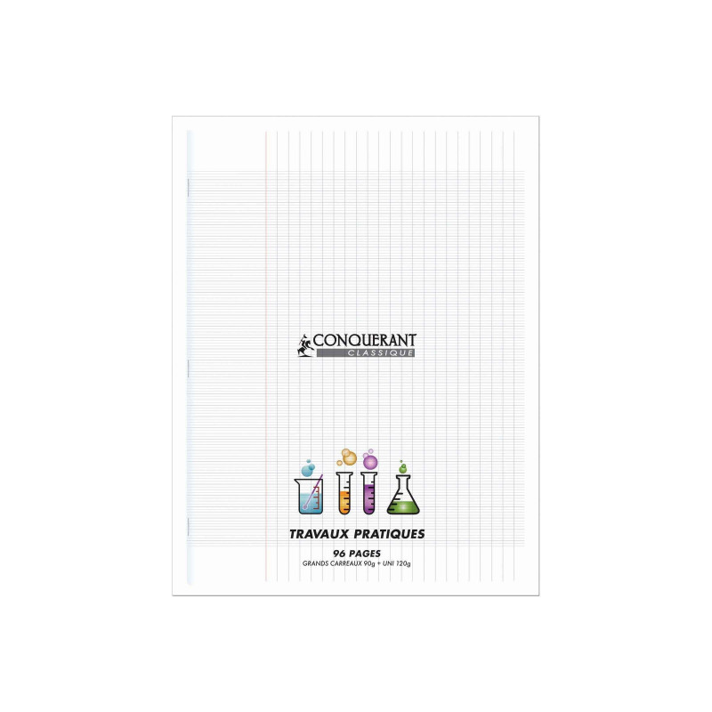 3020120002521 - 10 CAHIERS TP PP 24X32 96P S?Y?S/DESSIN 90G PIQURE