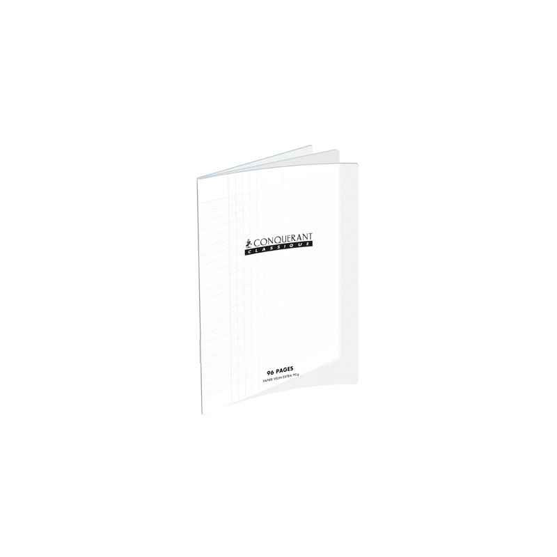 3020120014692 - 10 CAHIERS PP INCOLORE 17X22 96P S?Y?S 90G PIQURE