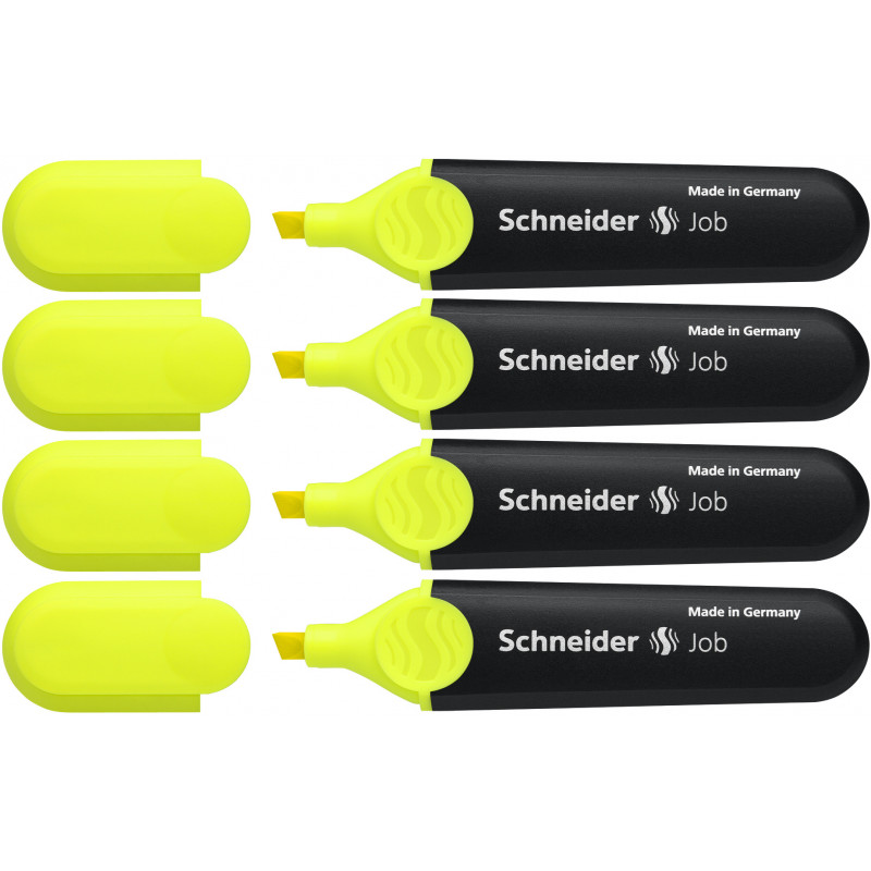 4004675021502 - SCHNEIDER JOB 150 4 SURLIGNEURS JAUNE