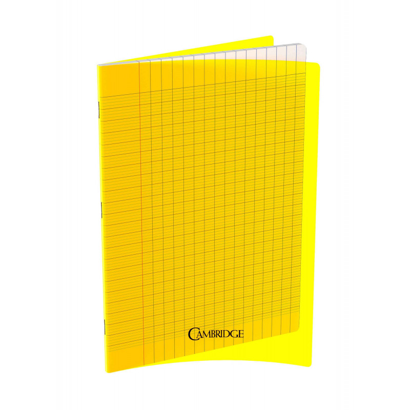 3020120143743 - 10 CAHIERS PP JAUNE 24X32 SÉYÈS 80G 96P PIQURE