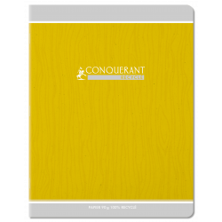 3020120686288 - 10 CAHIERS PP JAUNE 17X22 32P S?Y?S 90G PIQURE