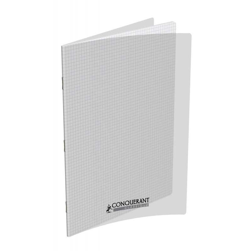- 20 CAHIERS PP INCOLORE 24X32 48P 5X5 90G PIQURE