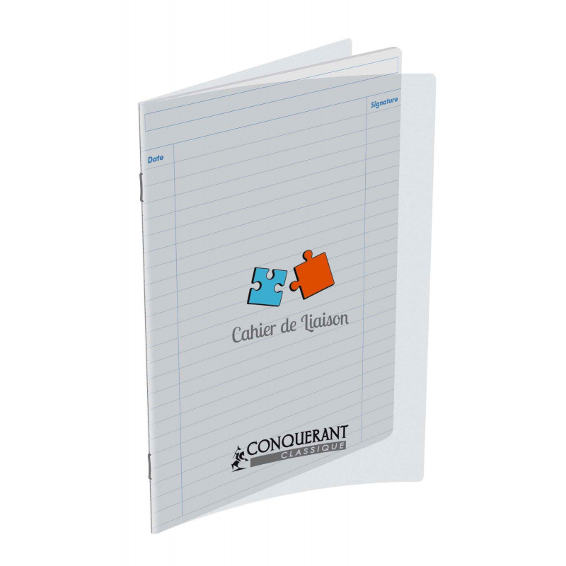 3020120082035 - 10 CAHIERS DE LIAISON PP INCOLORE 17X22 48P