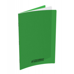 3020120108780 - 10 CAHIERS PP VERT 24X32 96P 5X5 90G PIQURE