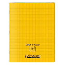 3020120123868 - 10 CAHIERS ? RABAT JAUNE 24X32 48P S?Y?S