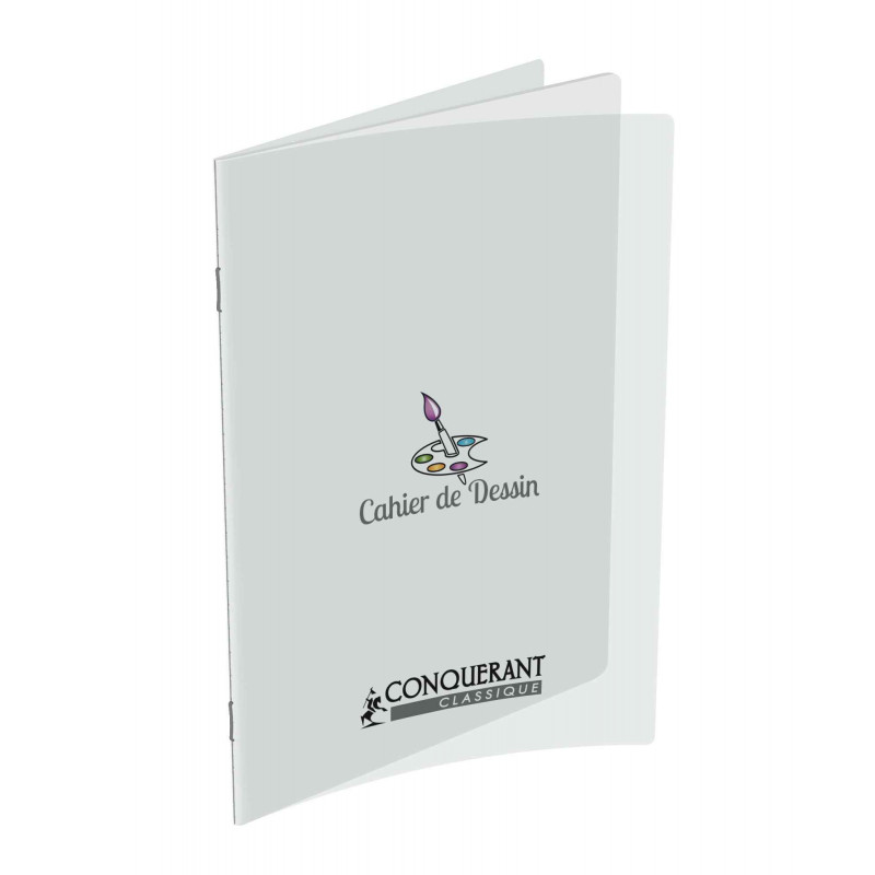 3020120118987 - 5 CAHIERS DESSIN PP 24X32 96P UNI 90G