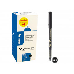 3131910516538 - V7 VALUE PACK 16+4 ROLLERS NOIR