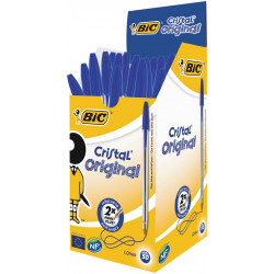- CRISTAL MEDIUM 50 STYLOS BILLES BLEU
