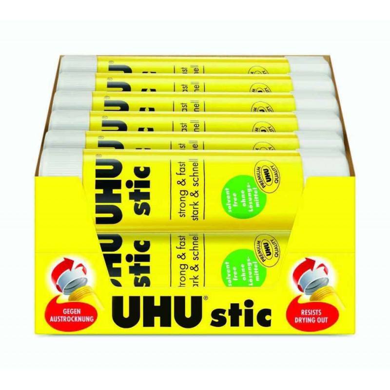 - UHU 12 B?TONS COLLE 40G DONT 2 GRATUITS
