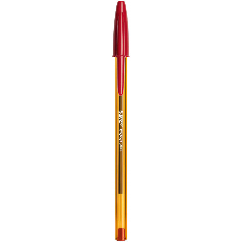 - BIC CRISTAL FINE BO?TE 50 STYLO BILLE ROUGE