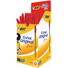 - BIC CRISTAL FINE BO?TE 50 STYLO BILLE ROUGE