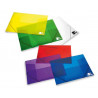 8004428014160 - 24 CHEMISES 3 RABATS POLYPRO TRANSLUCIDE COLORIS ASSORTIS